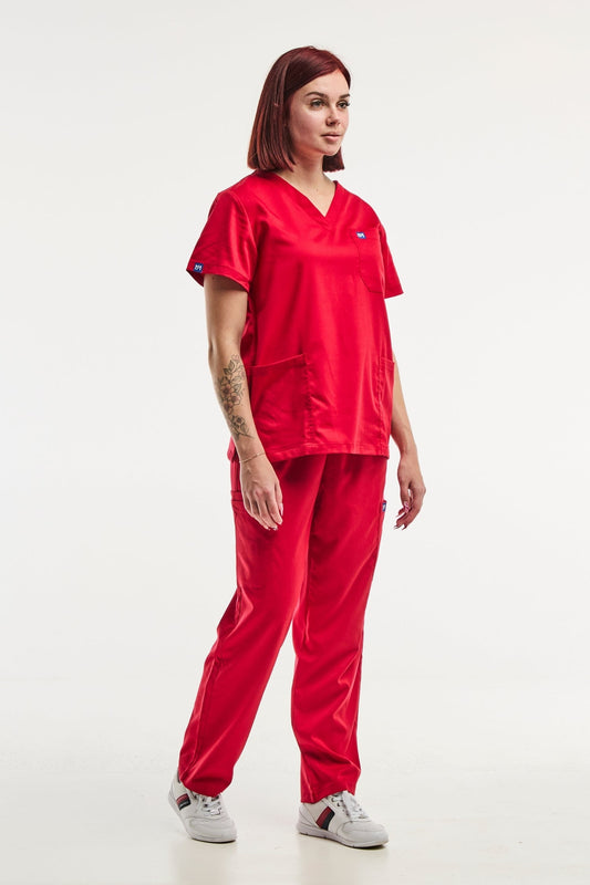 EMMA – Medizinisches Set – Damen – Rot