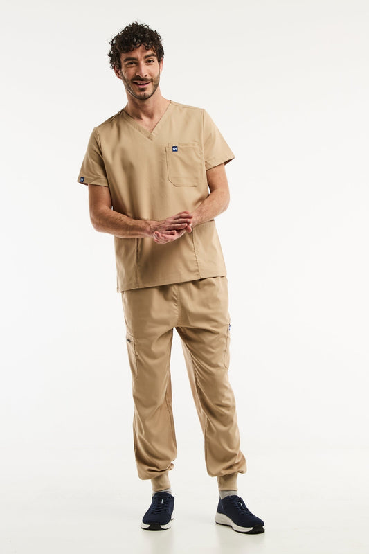 LUCA Jogger - Medizinische Kleidung - Herren - Beige