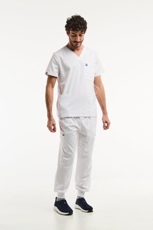 LUCA Jogger - Medizinische Kleidung - Herren - Weiß