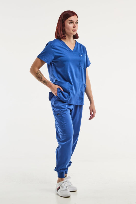 EMMA Jogger – Medizinisches Set – Damen – Königsblau