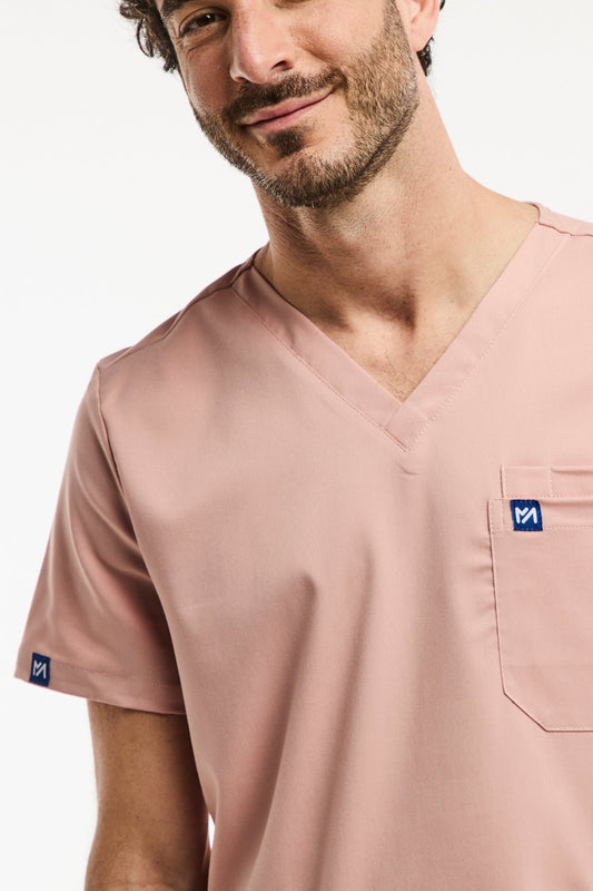 LUCA - Medizinische Tunika - Herren - Hellrosa