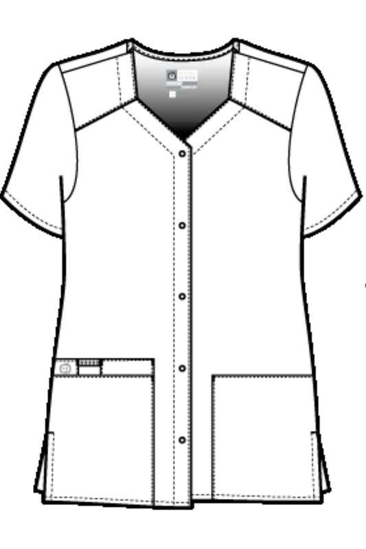 Classicfit - Medizinische Bluse - Damen - Grau