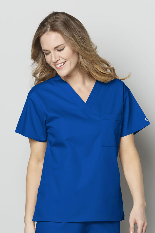 Wonderwork - Medizinische Bluse - Damen - Royalblau