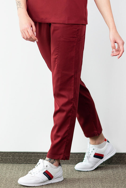 Medfit - OP-Hose - Unisex - Bordeaux