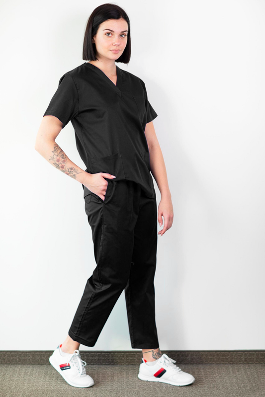 Basicfit - OP-Kleidung - Unisex - Schwarz