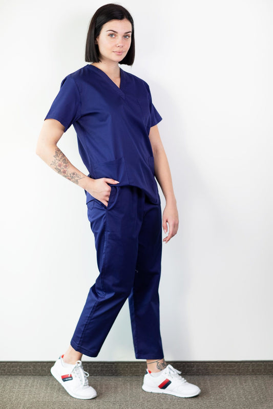 Basicfit - OP-Kleidung - Unisex - Marineblau