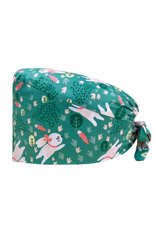 OP-Haube – Mit Kaninchen-Motiv