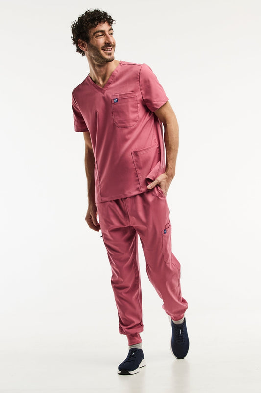 LUCA Jogger - Medizinische Kleidung - Herren - Rosa