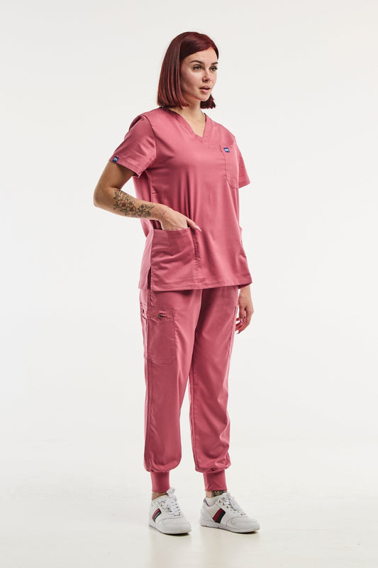 EMMA Jogger – Medizinisches Set – Damen – Rosa