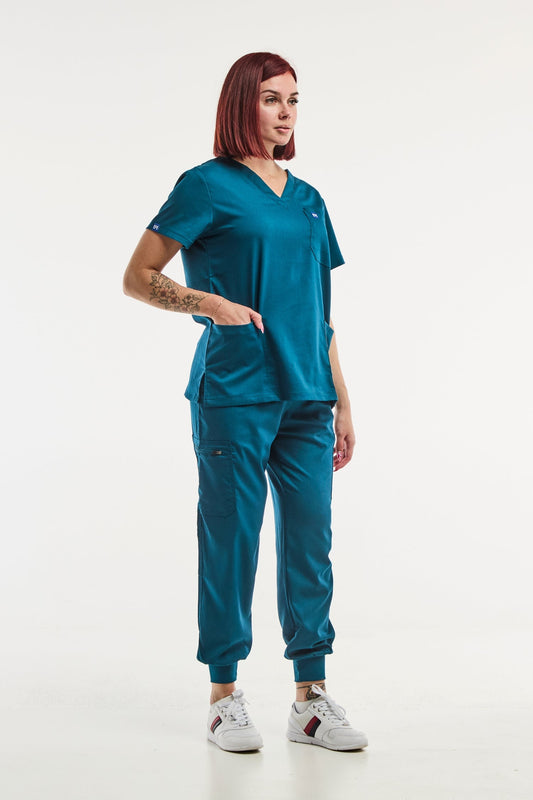 EMMA Jogger – Medizinisches Set – Damen – Türkis