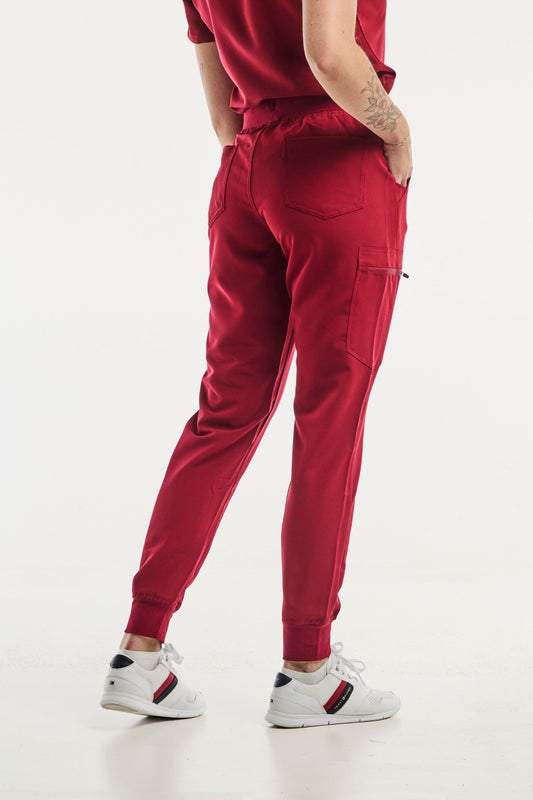 Paris - Medizinische Stretch-Hose - Damen - Rot