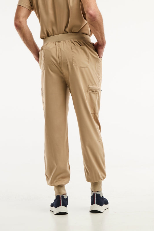 LUCA Jogger - Medizinische Hose - Herren - Beige
