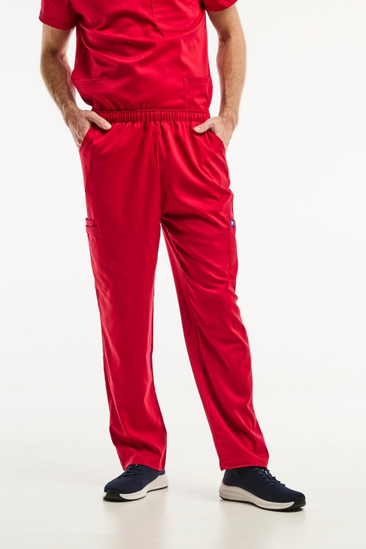 LUCA - Medizinische Hose - Herren - Rot