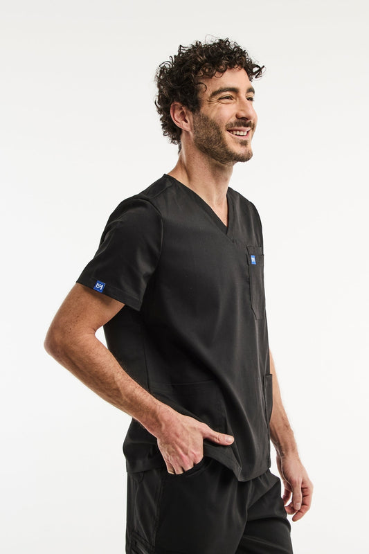 LUCA - Medizinische Tunika - Herren - Schwarz