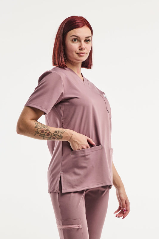 Slimfit – Medizinische Tunika – Rosa