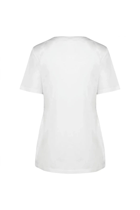 Lima – Medizinische Bluse – Damen – Waschbar bei 75° – Weiß