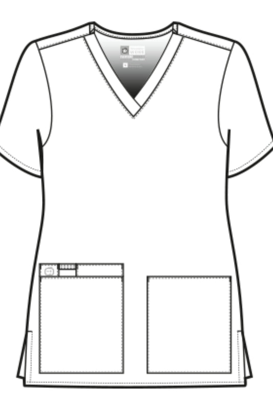 Wonderwork - Medizinische Bluse - Damen - Royalblau