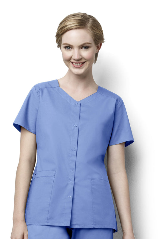 Classicfit - Medizinische Bluse - Damen - Himmelblau