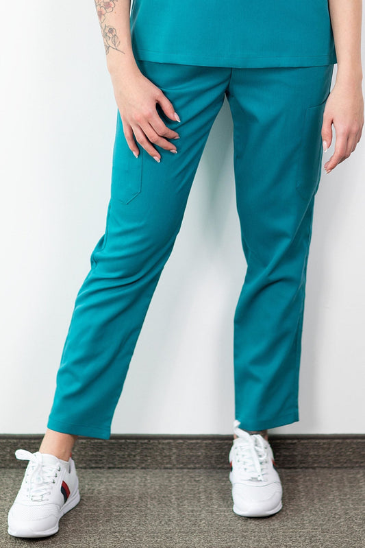 Medfit - OP-Hose - Unisex - Pfauenblau