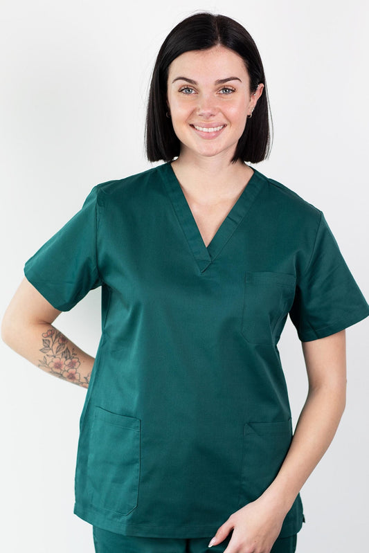 Basicfit - Medizinische Tunika - Unisex - Grün