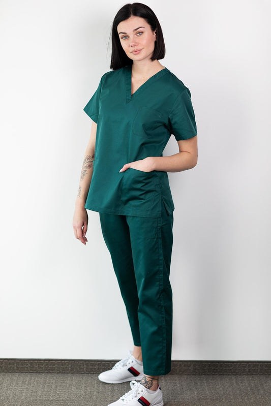 Basicfit - Medizinische Tunika - Unisex - Grün