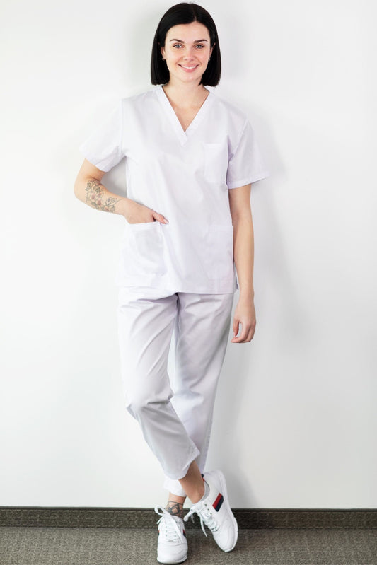 Basicfit - OP-Kleidung - Unisex - Weiß