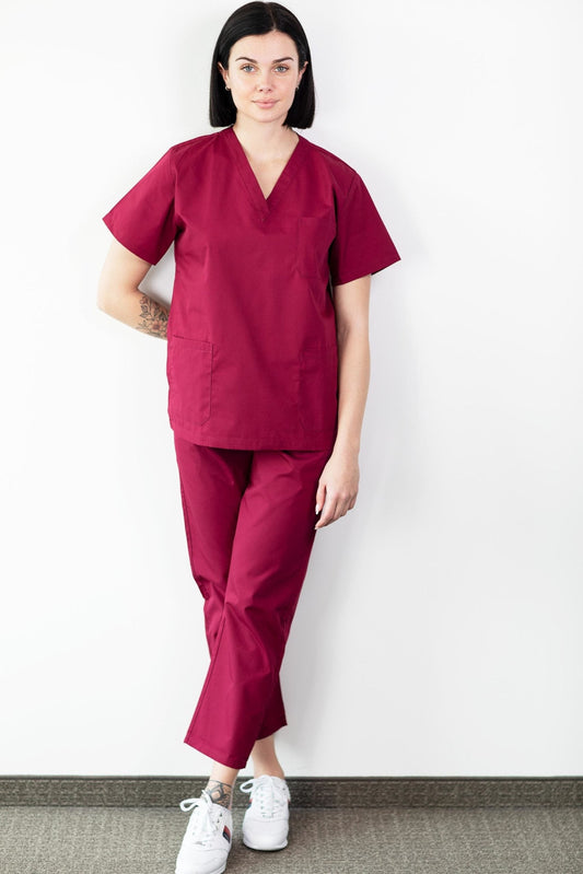 Basicfit - OP-Kleidung - Unisex - Bordeaux