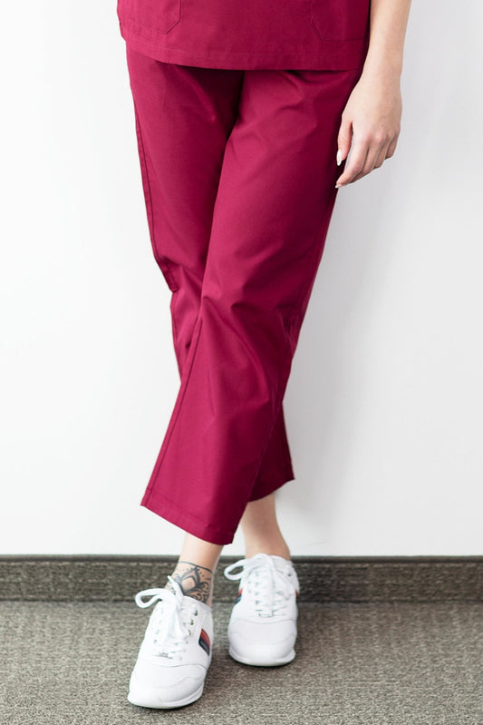 Basicfit - OP-Hose - Unisex - Bordeaux