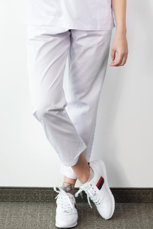 Basicfit - OP-Hose - Unisex - Weiß