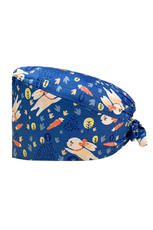 OP-Haube – Mit Kaninchen-Motiv