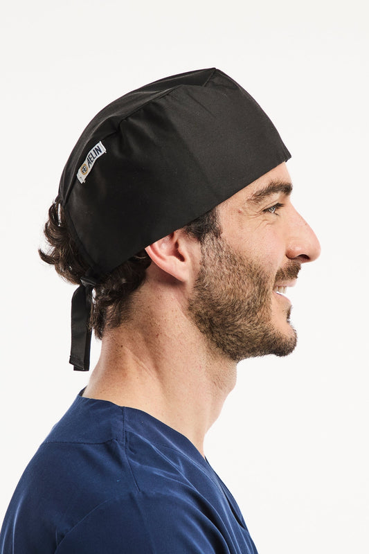 Medizinische Haube – Schwarz – Kurzhaar