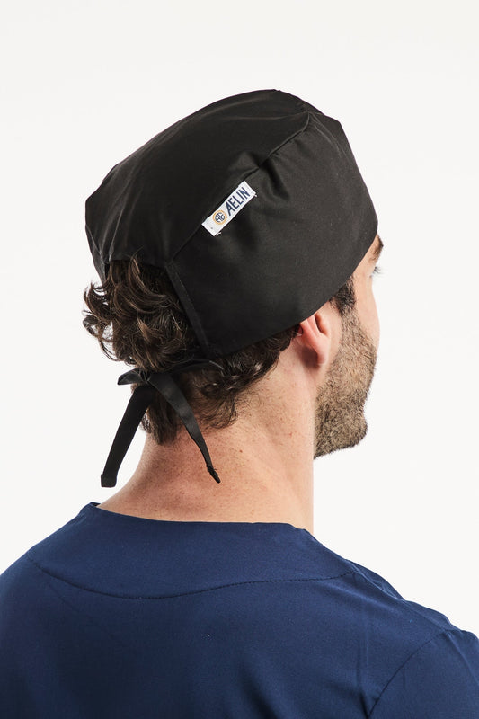Medizinische Haube – Schwarz – Kurzhaar