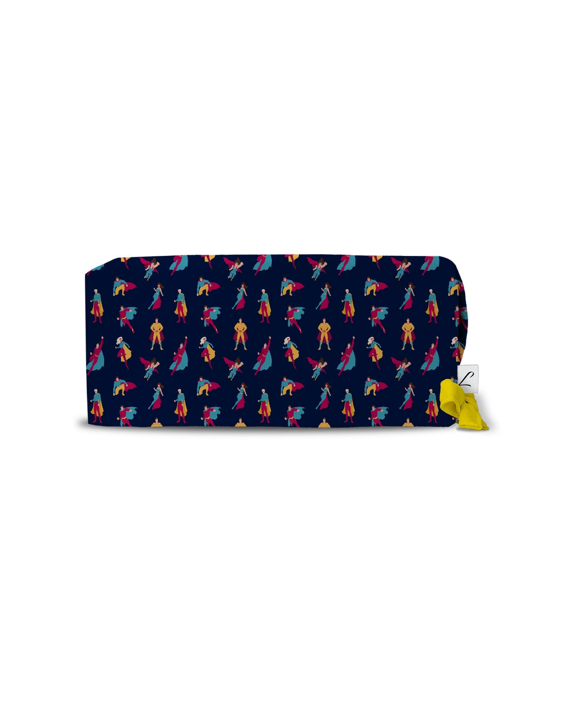 Calot médical bleu avec motifs de superhéros, collection art, calot médical Aelin