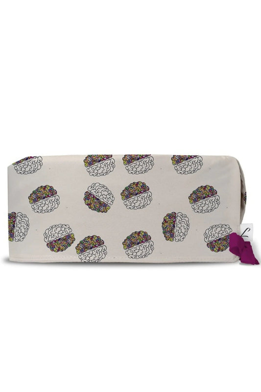 OP-Haube-–-Beige-mit-Gehirn-Motiv