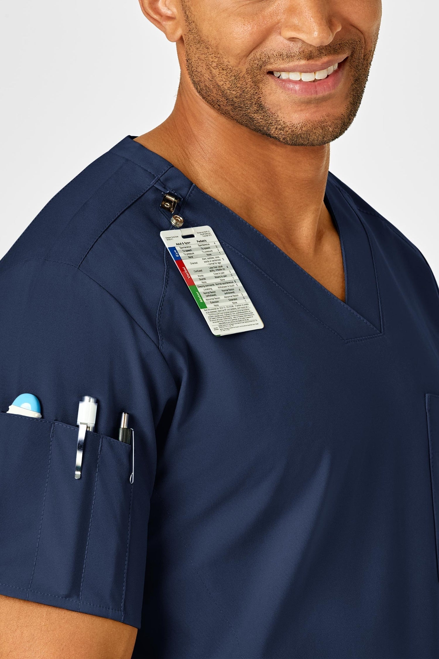 W123 – Tenue médicale – Bleu marine – Homme