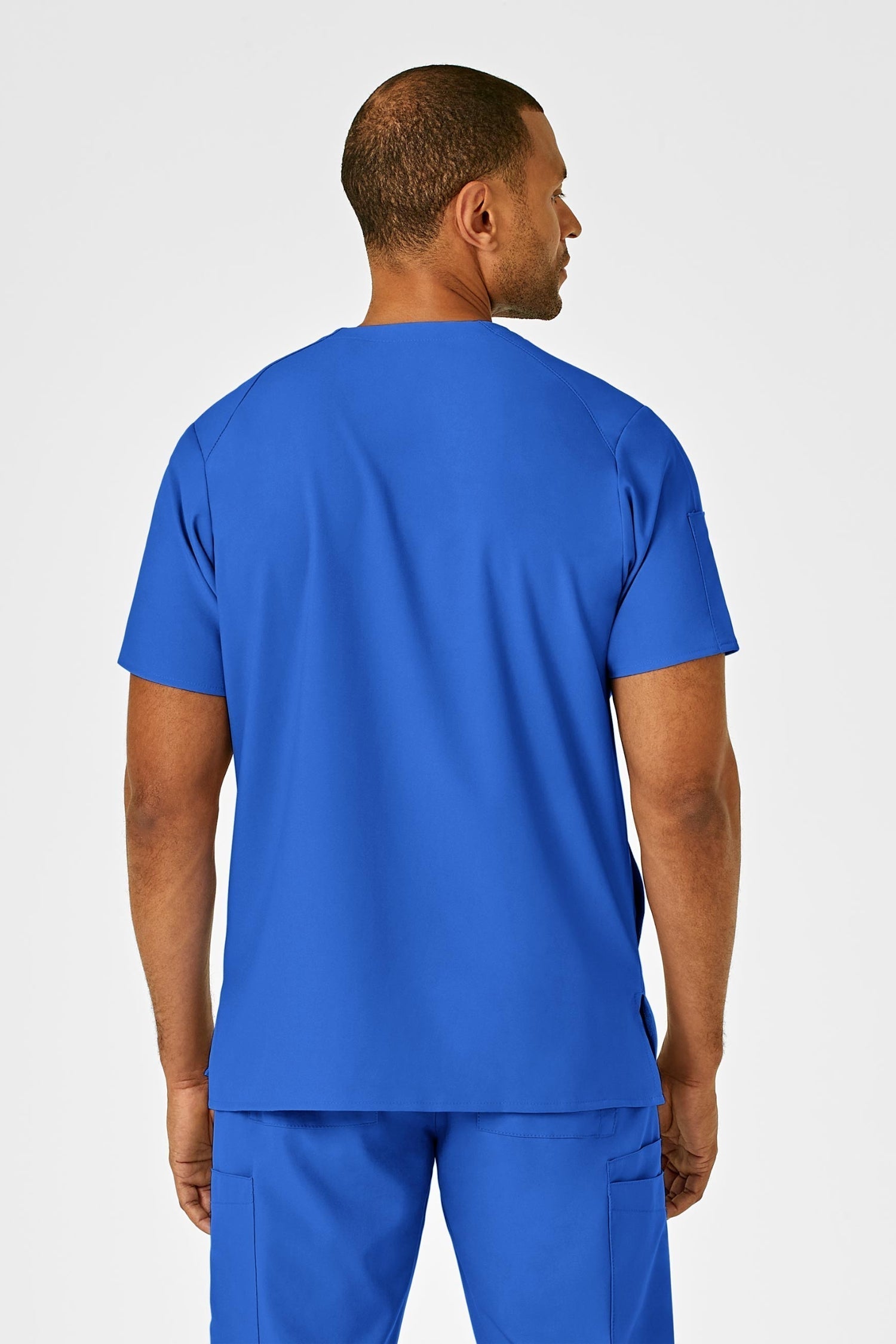 W123 – Tenue médicale – Bleu royal – Homme